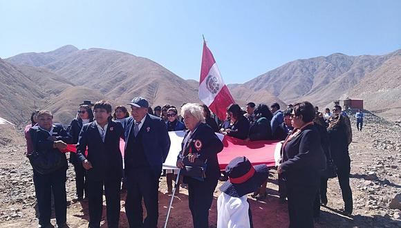 Con izamiento ayer conmemoran 139 años de la Batalla de Palca