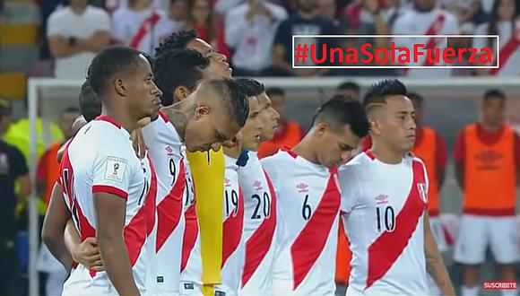 Perú vs. Uruguay: así se vivió minuto de silencio por desastres en el país (VIDEO)