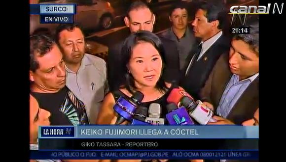 Keiko Fujimori: Unas 400 personas asistieron a nuevo cóctel