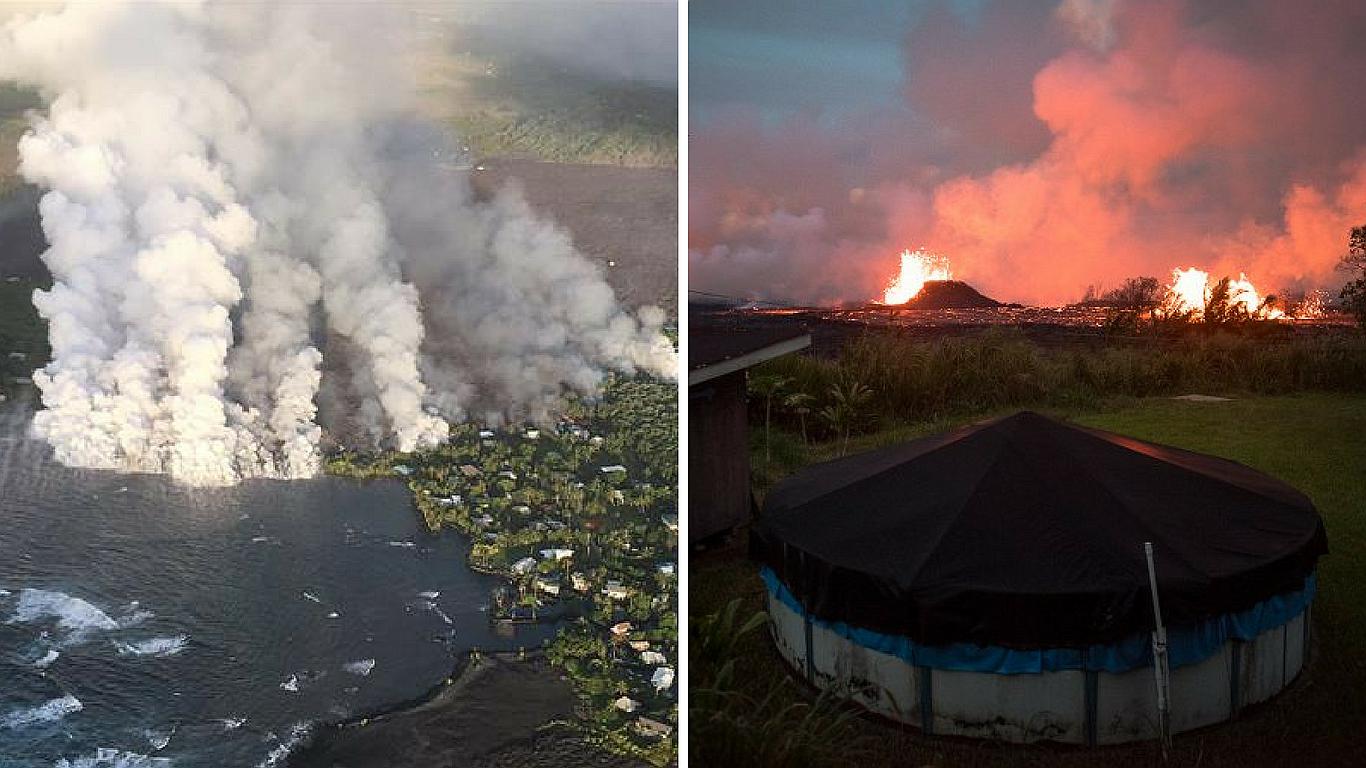 Impactantes imágenes de la Isla Grande de Hawái siendo devorada por lava volcánica (VIDEOS)