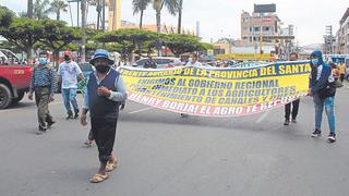 Agricultores del Santa se suman a protestas y exigen el cierre del Congreso de la República 