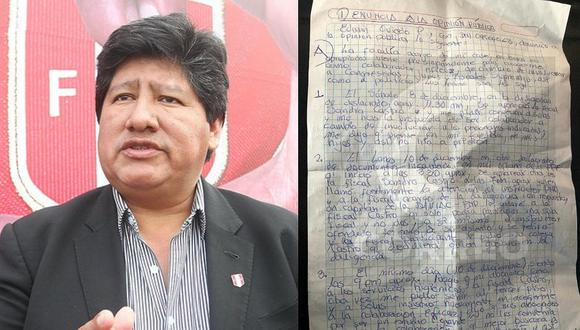 Edwin Oviedo envía carta desde prisión: "No aceptaré ser colaborador eficaz"