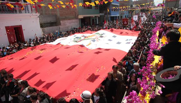 La Procesión de la Bandera fue declarada Patrimonio Cultural de la Nación en el 2008