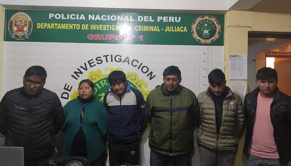 "Raqueteros" ya duermen en penal de Juliaca y Lampa