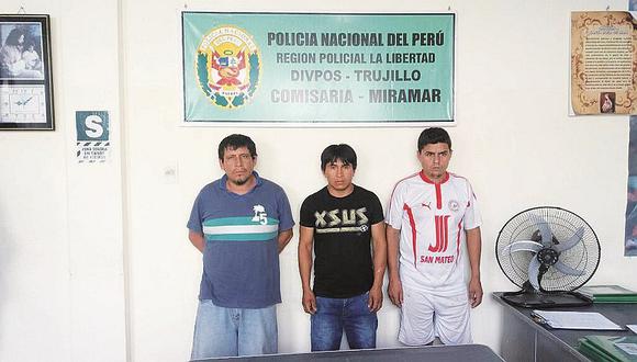 Trujillo: Cae banda encargada de abastecer de droga a vendedores en Moche
