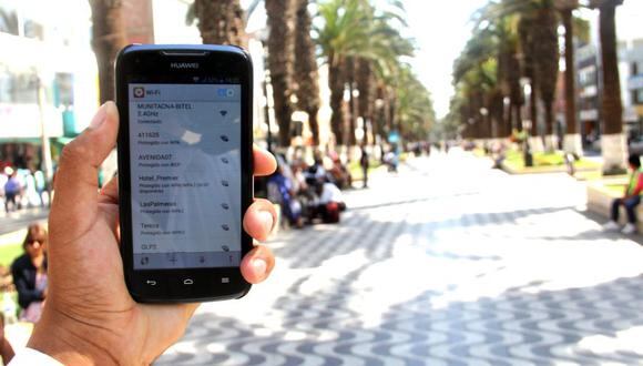 Esta avenida de Tacna tiene Wifi gratis desde hoy