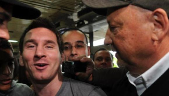 Messi burla a la prensa argentina