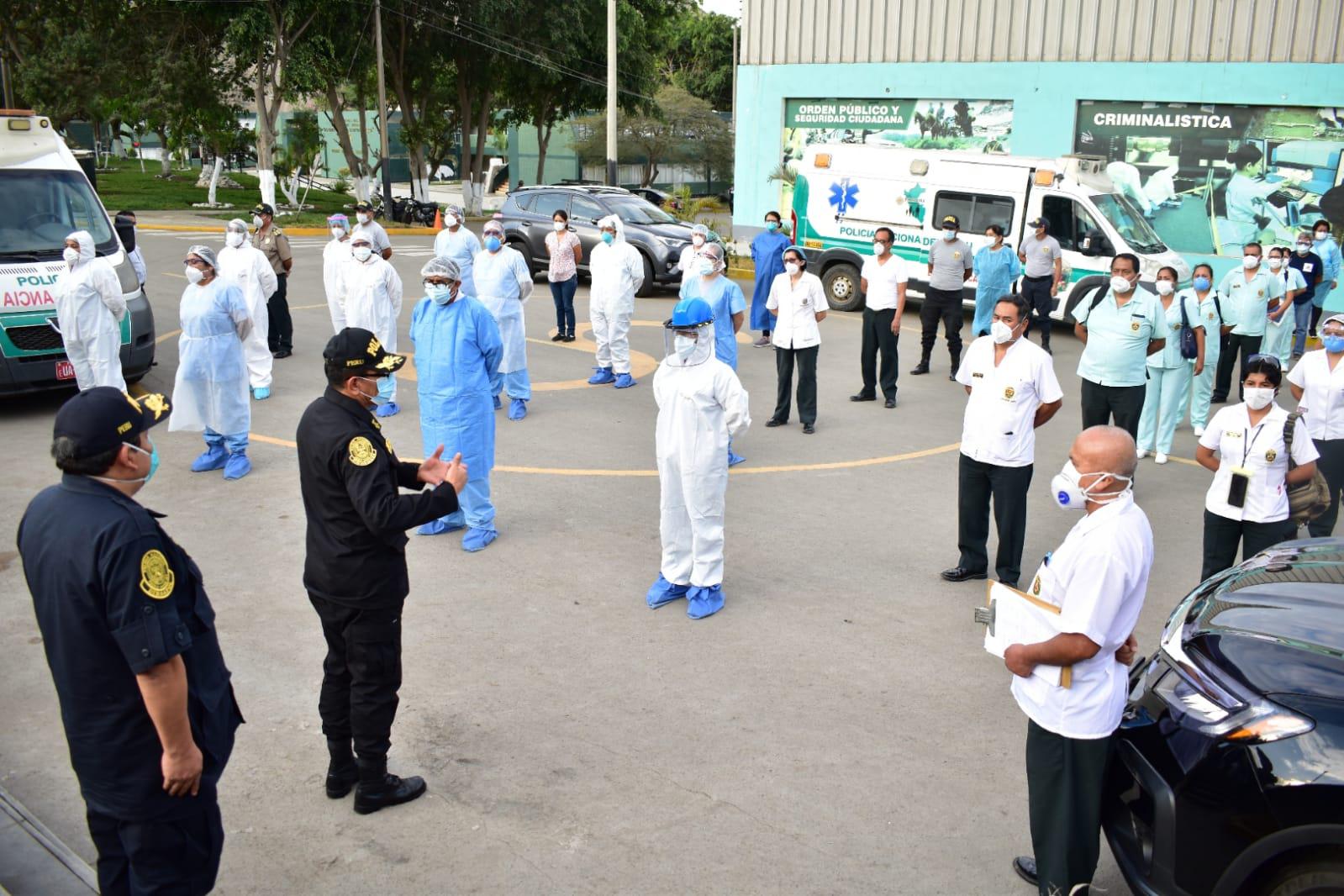 En total se realizó la prueba 2707 personas entre cadetes y alumnos. (Foto: PNP)