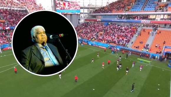 Voces de la hinchada peruana llenan estadio de Rusia al ritmo de "Contigo Perú"