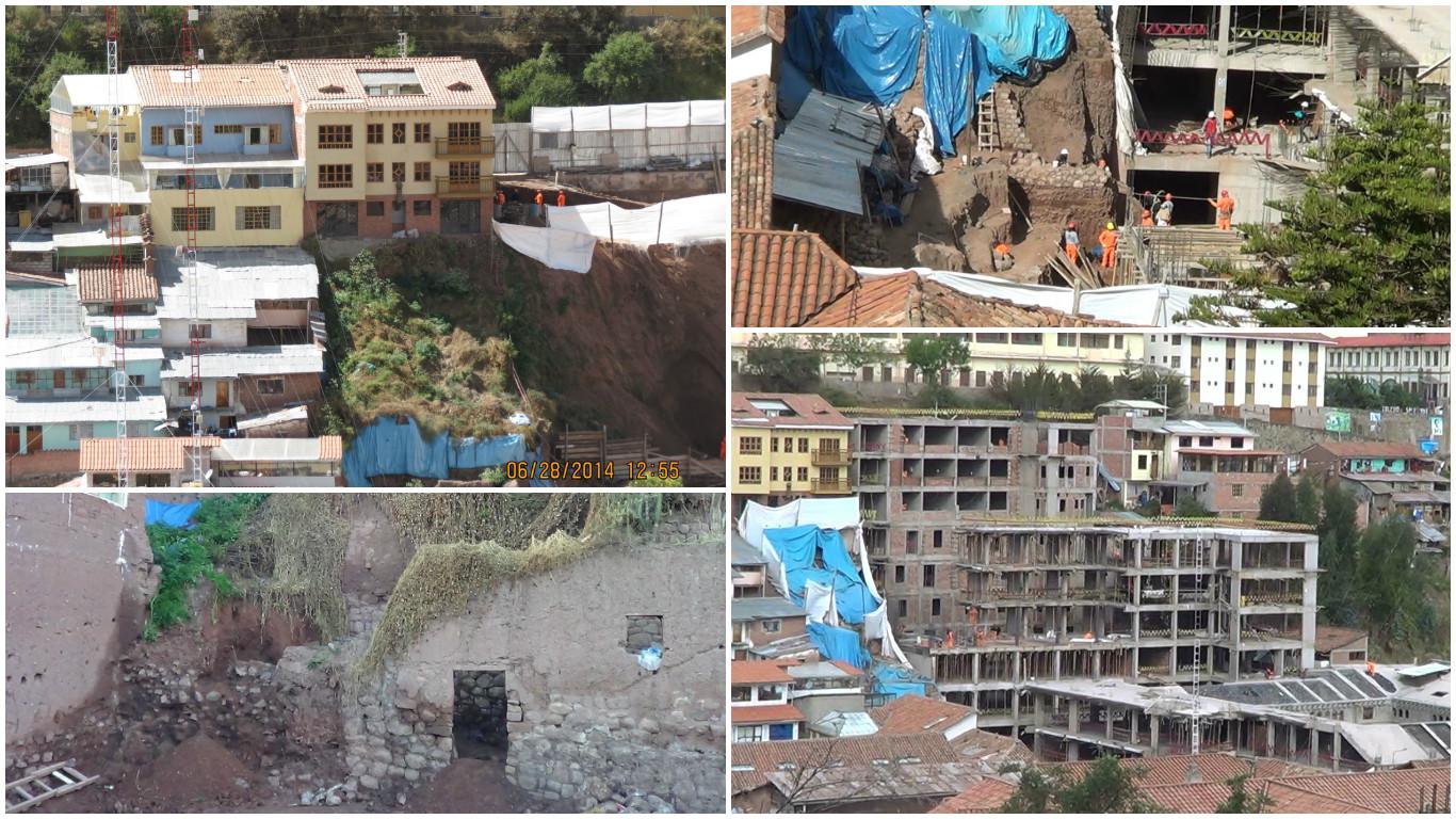 Cusco: Investigarán si se afectó andenes incas en construcción de hotel de nueve pisos (VIDEO)