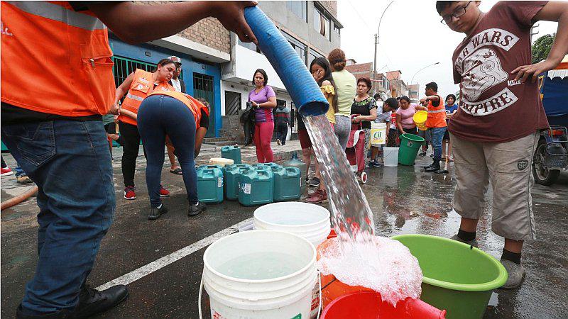 San Juan de Lurigancho: Este miércoles se reanuda abastecimiento de agua 