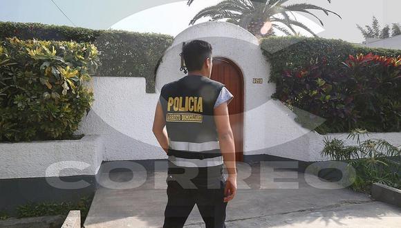 Alan García: Resguardo policial en casa de Luis Nava donde cumple arresto domiciliario (FOTOS)