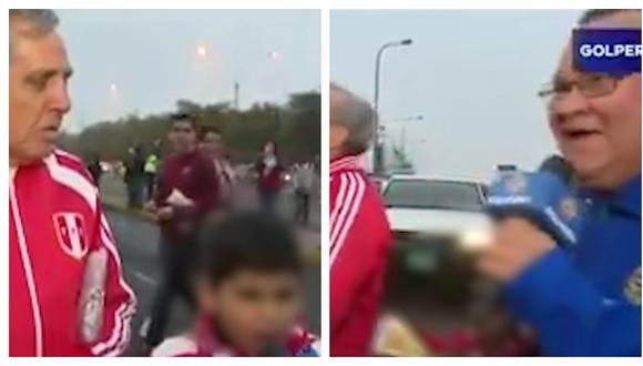 Reportero sufre blooper en vivo al preguntarle a un niño cómo gritaría un gol de Perú (VIDEO)
