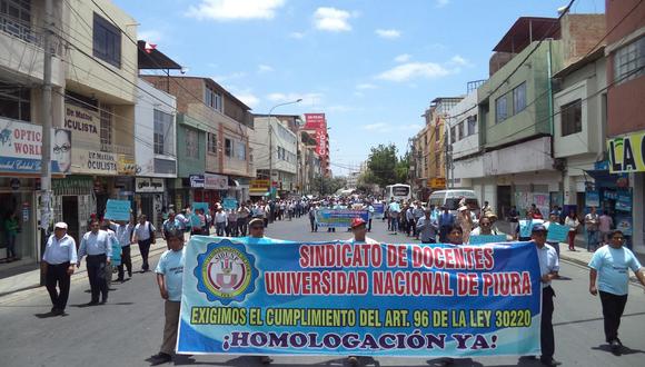 El secretario general del sindicato de docentes de la UNP, Héctor Castro Mondragón, asegura que las clases serán recuperadas posteriormente