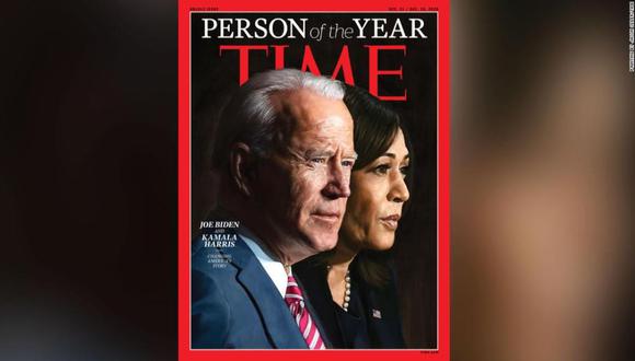 La revista Time designa a Joe Biden y Kamala Harris como “Personas del Año”. (Time).