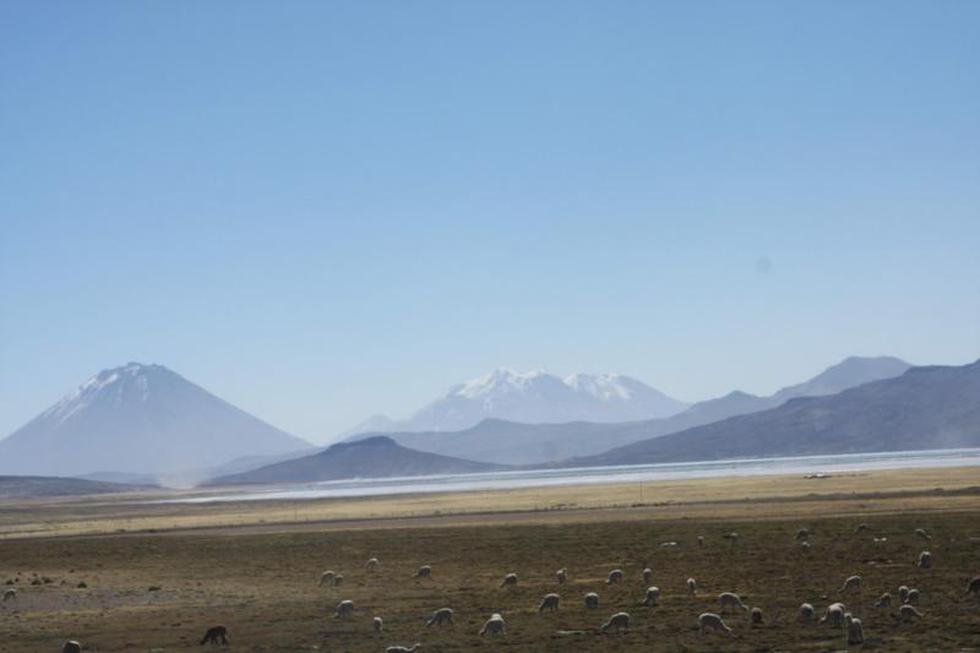 Imágenes del volcán Ubinas