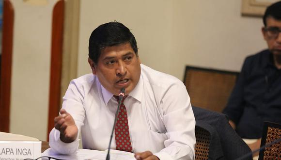 Congresista Zacarías Lapa señala que apoya reorganización del Ministerio Público