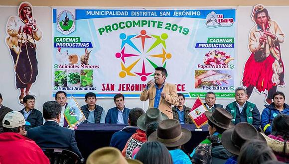 ​San Jerónimo es el primer distrito que pone en marcha el Programa ProCompite