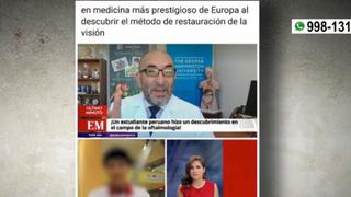 Estafadores usan imagen del doctor Elmer Huerta y periodista Alvina Ruiz para promocionar falso producto