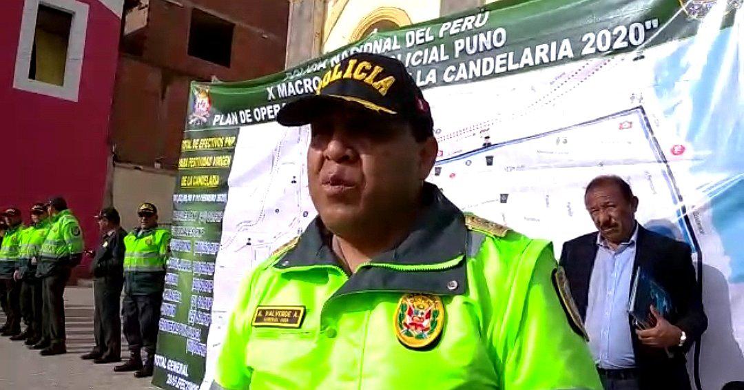 Más de 2 mil policías brindarán seguridad en la Candelaria 2020