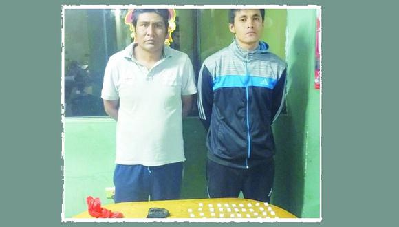 Chimbote: Detienen a dos con droga en “Miraflores”