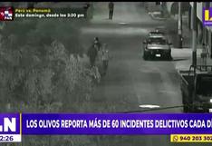Los Olivos registra más de 60 incidentes delictivos cada día (VIDEO)