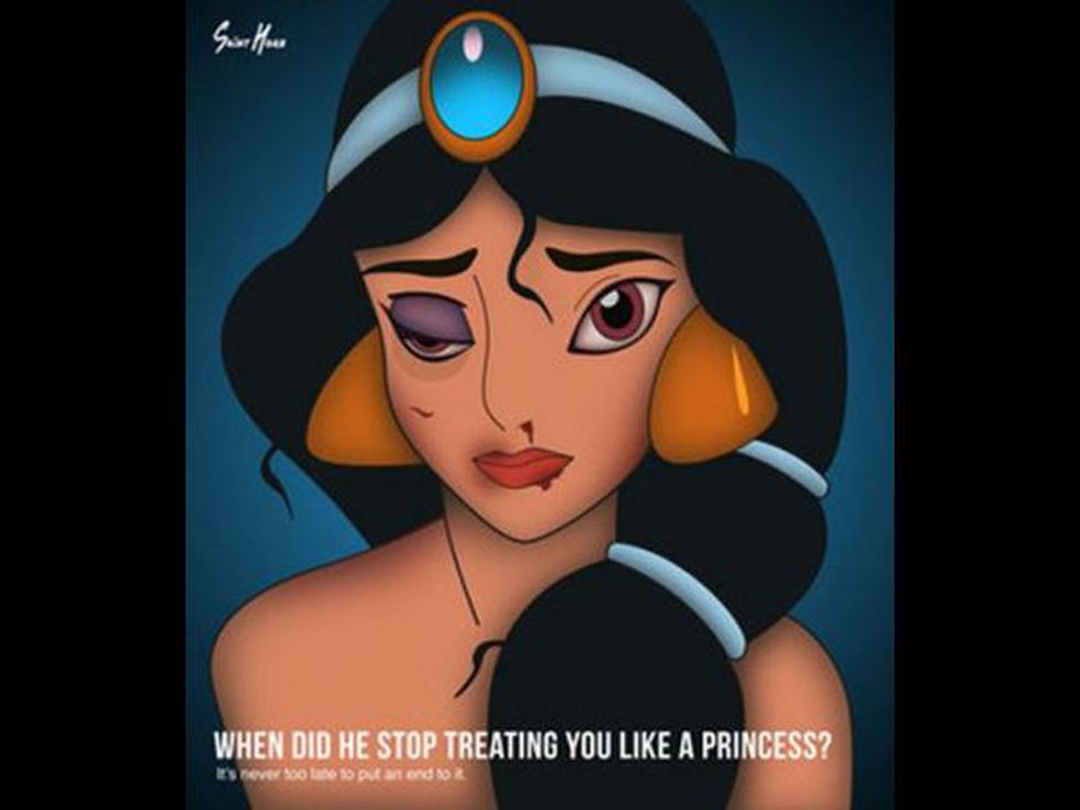 Las princesas de Disney protagonizan campaña contra la violencia a la mujer