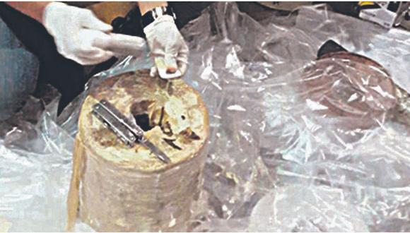 22 kilos pesa la droga hallada en los almacenes de Aduanas en Carpitas