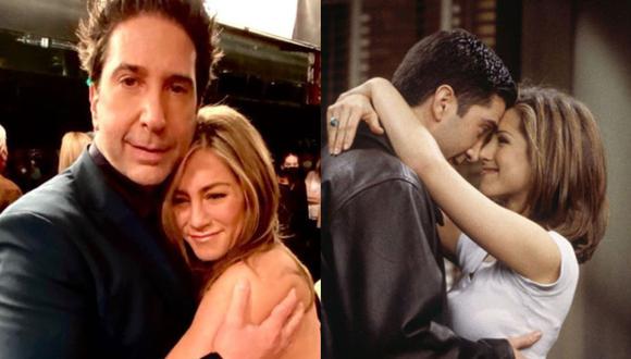 Jennifer Aniston y David Schwimmer habrían iniciado una relación sentimental. (Foto: @_schwim_/NBC).
