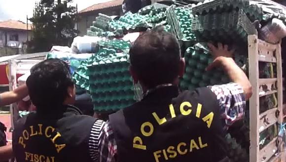 Cusco: Llevaban mercadería de contrabando escondida en huevos (Vídeo)