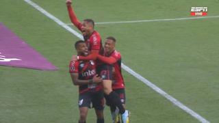 Paranaense saca ventaja: Alex Santana firmó el 1-0 ante Palmeiras (VIDEO)