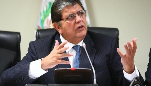 Alan García señaló que no recibió invitación para reunión con Alejandro Toledo y Ollanta Humala