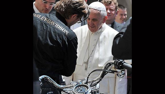 El papa Francisco subastará su Harley-Davidson con fines benéficos