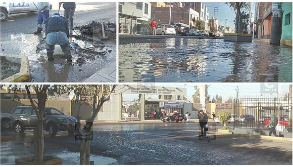 Tacna: Aniego de agua genera alarma en pobladores