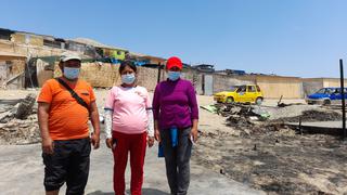 Ica: Humilde familia lo pierde todo tras voraz incendio en el distrito de Salas