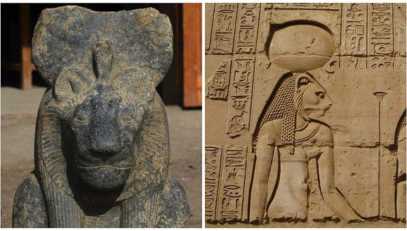 Egipto: Descubren restos de estatuas de la diosa faraónica de la guerra (FOTOS)