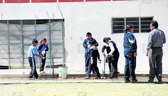 Arequipa: Construcción de colegio Belaunde con dos meses de retraso 