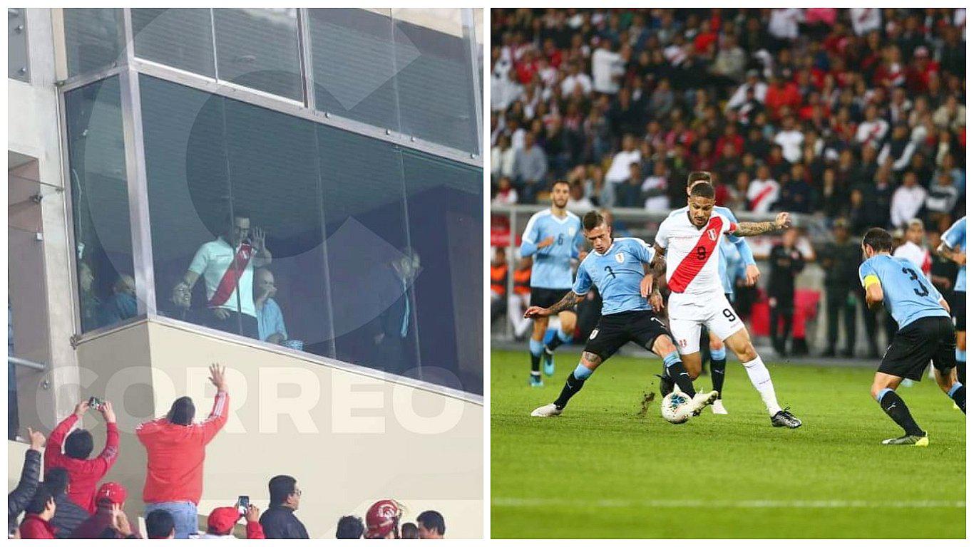 Martín Vizcarra recibió ovación de los hinchas en el Perú vs. Uruguay (FOTOS)