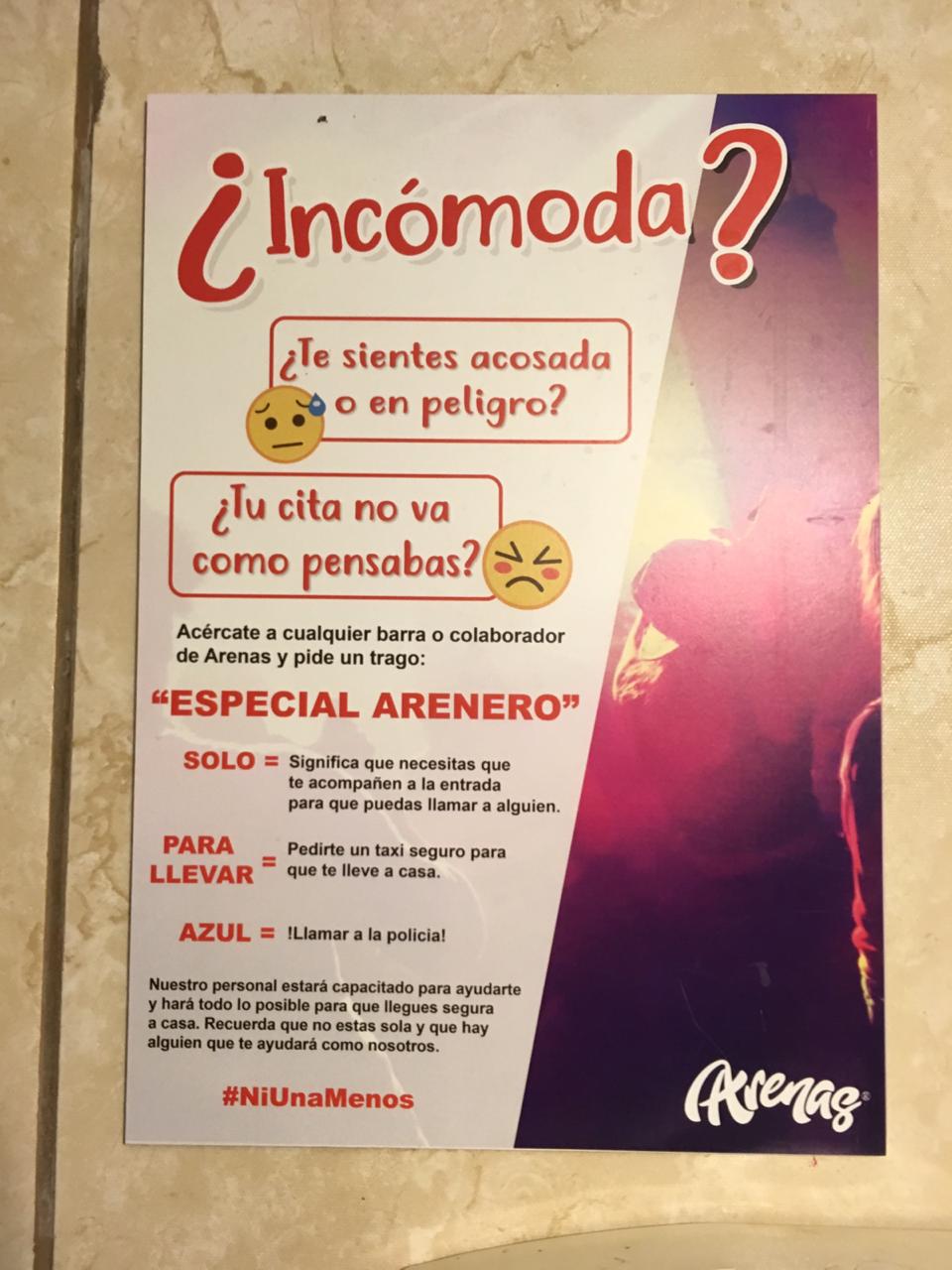 Discoteca en Ica utiliza clave secreta por si una mujer se siente amenazada