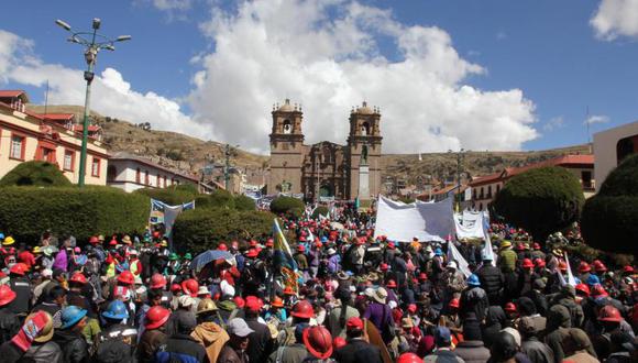 Mineros de Puerto Inca acatarán paro indefinido que iniciará el 30 de setiembre