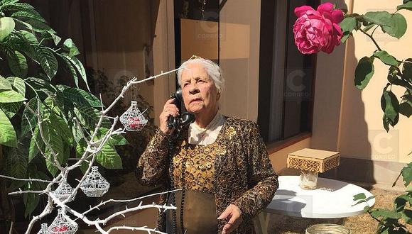 Doña María Parra cumple 100 años y lo celebra 