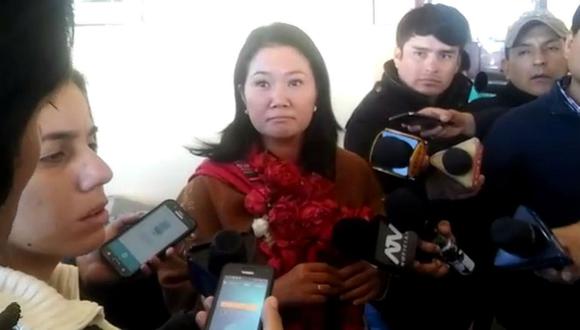 Keiko Fujimori: "El aporte económico de Joaquín Ramírez es muy poco"