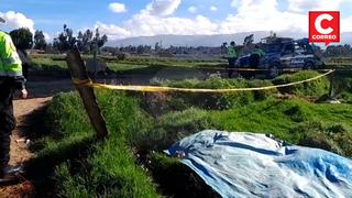 Huancayo: hallan cadáver de varón en canal de riego en Chilca