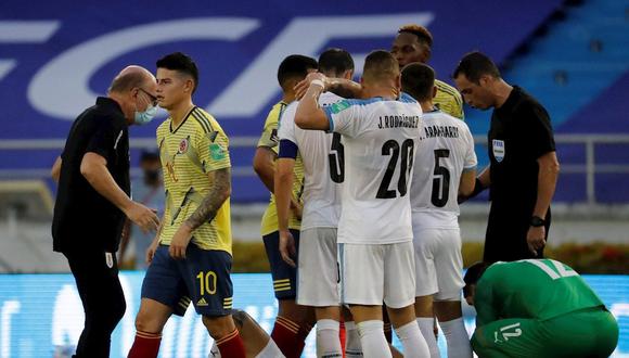 Colombia se ubica séptimo en las Eliminatorias rumbo a Qatar 2022 con cuatro puntos. (Foto: EFE)