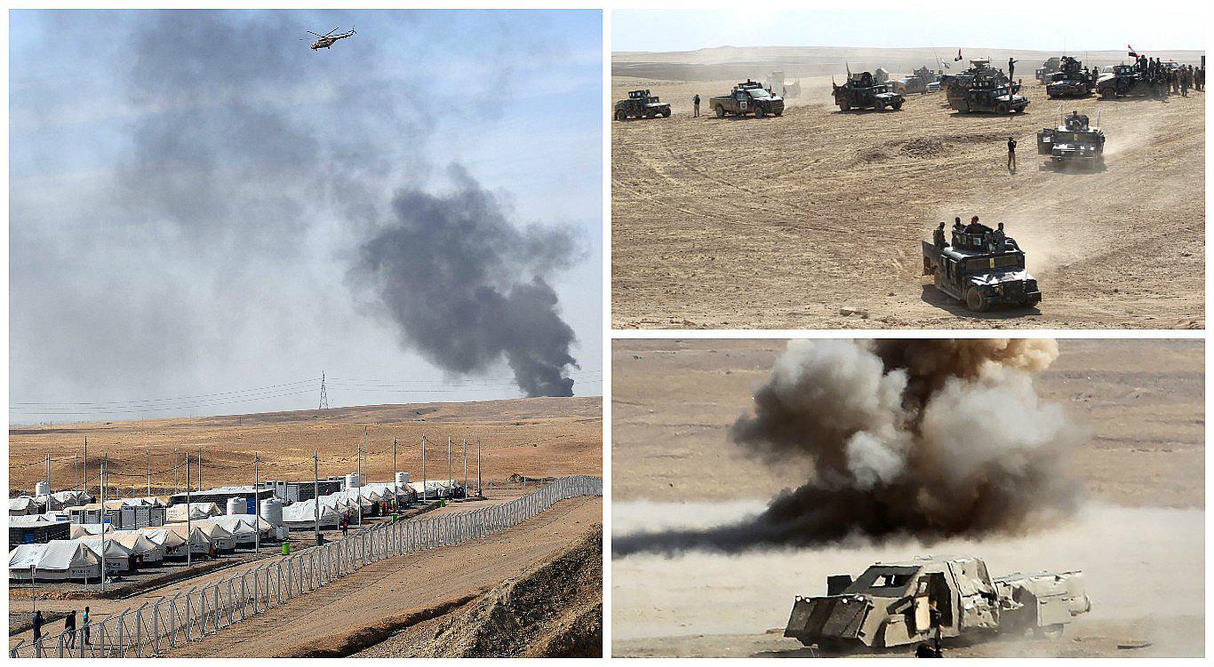 Estado Islámico: Las fuerzas iraquíes irrumpen en la ciudad de Al Hamdaniya, cerca de Mosul