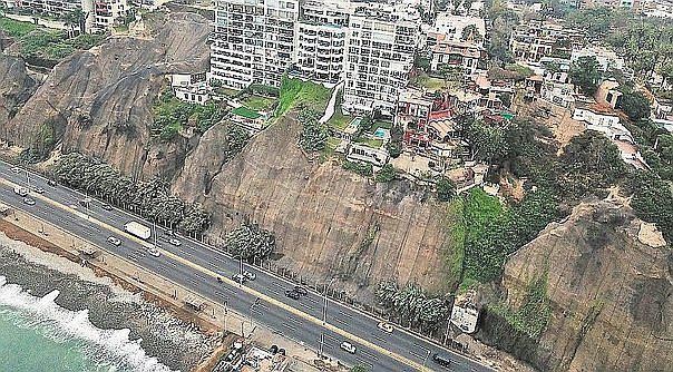 Ya no se podrá construir al borde del acantilado de seis distritos en la Costa Verde