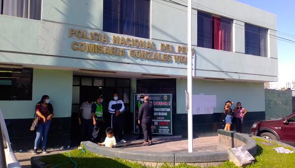Hasta la comisaría Gonzales Vigil fue trasladado el infractor a la ley penal. (Foto: Correo)