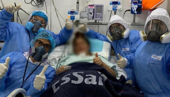 Áncash: enfermera estuvo conectada 12 días a ventilador mecánico y logro vencer al COVID-19