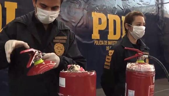 PDI Chile decomisa 36 kilos de cocaina llevada de Perú