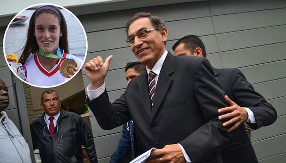 Martín Vizcarra tras medalla de oro de Natalia Cuglievan: "Eres orgullo peruano"